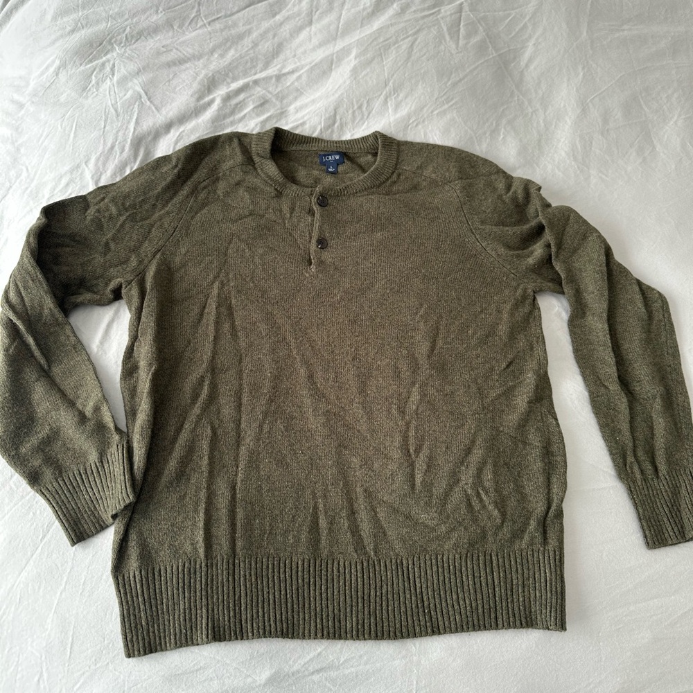 J.Crew Men’s Henley Sweater